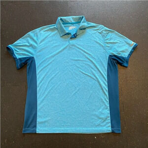 Nike Golf DriFit polo Two Toned blue Size XL Shirt Preowned great condition